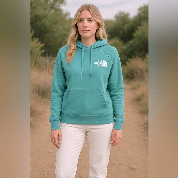 The North Face Aqua Hoodie Women’s Size L - Picture 1 of 13